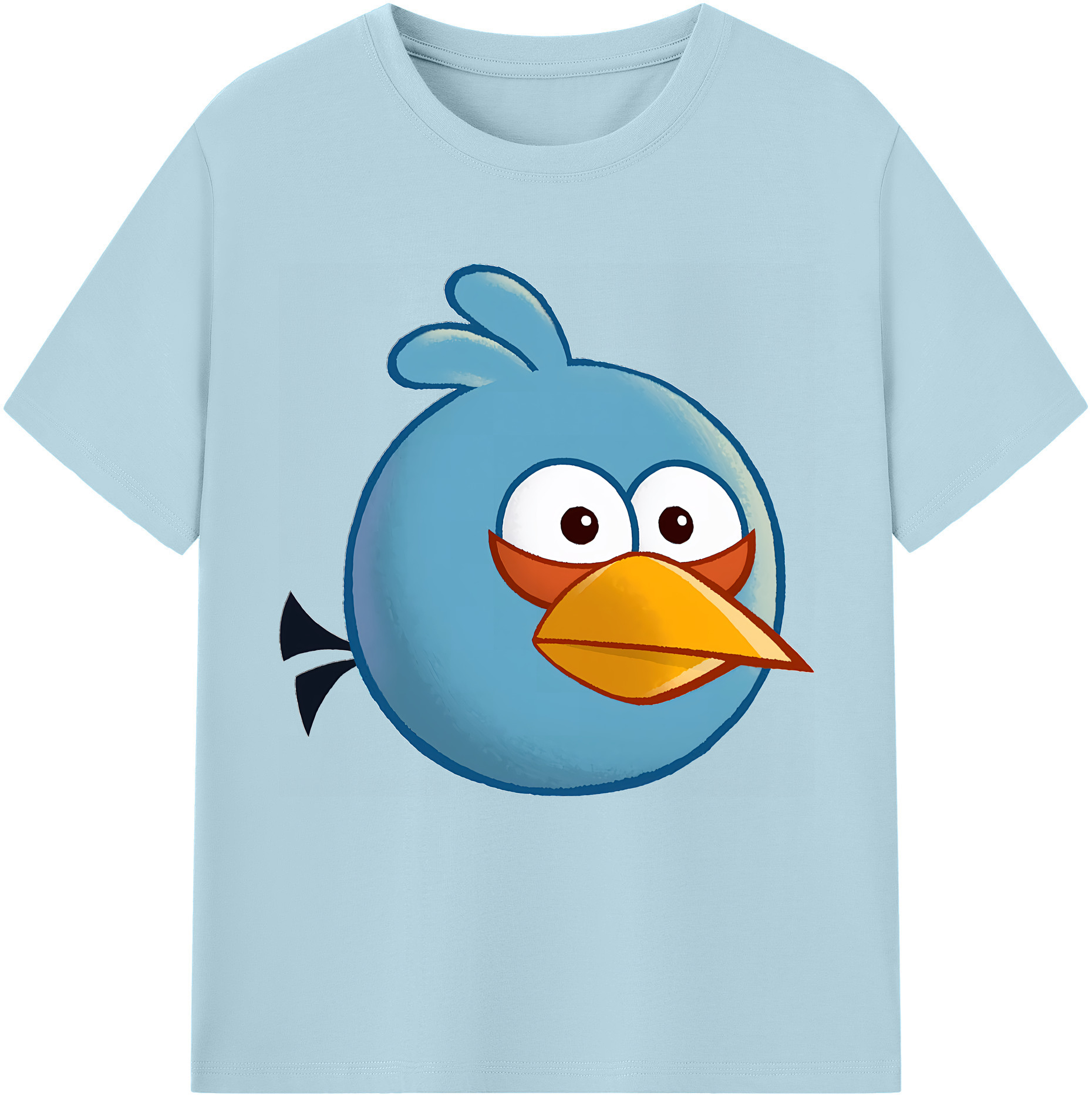 （画像用） Angry Birds アングリーバード 綿100％半袖Tシャツ（フロントプリント）